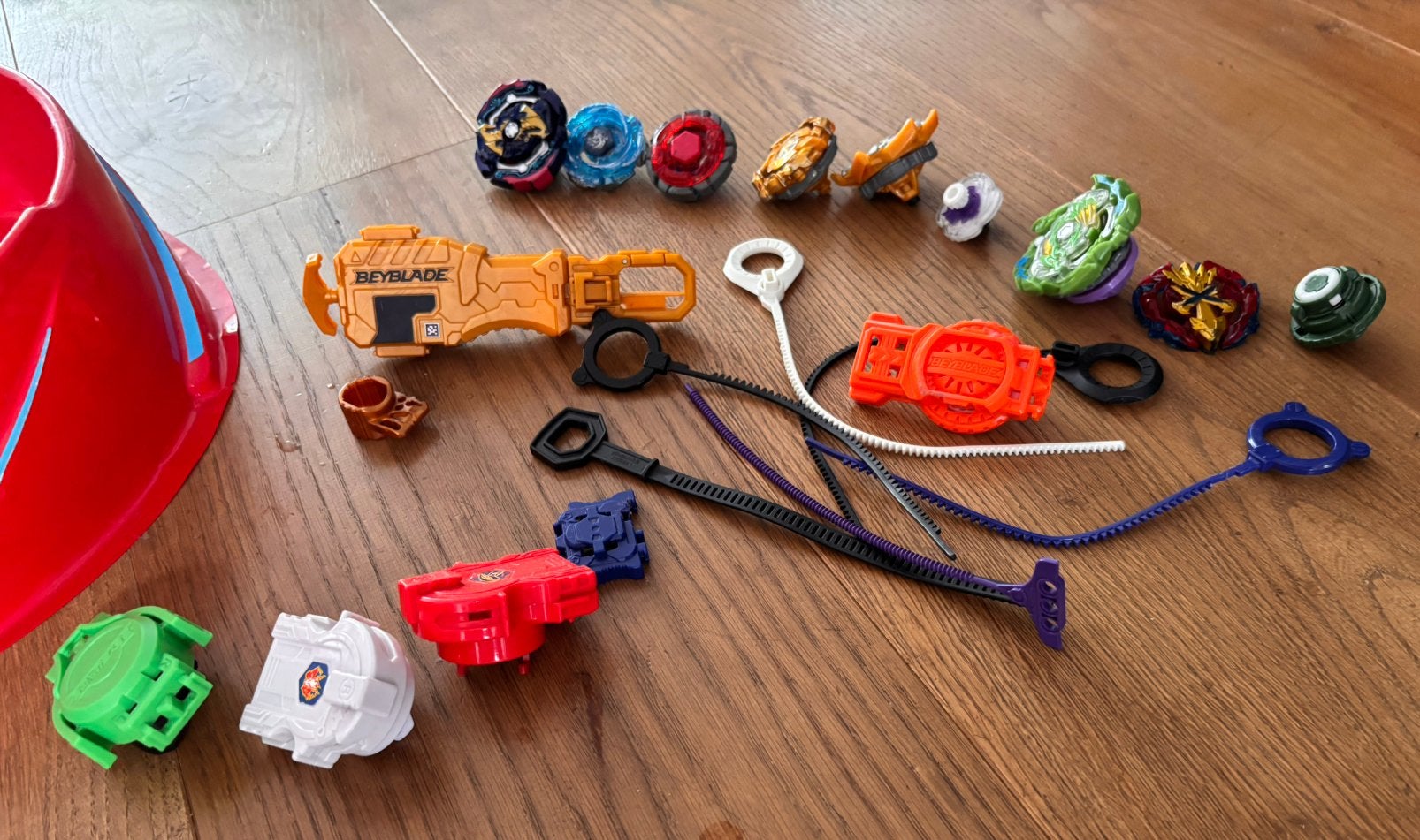 Beyblade’s met twee keer arena, Verzamelen, Ophalen, Gebruikt