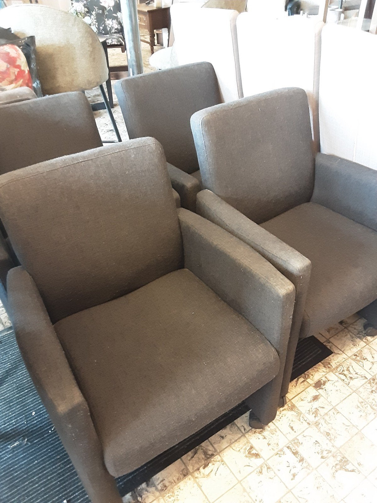 Eetkamerstoelen, Ophalen, Gebruikt, Minder dan 75 cm, Stof