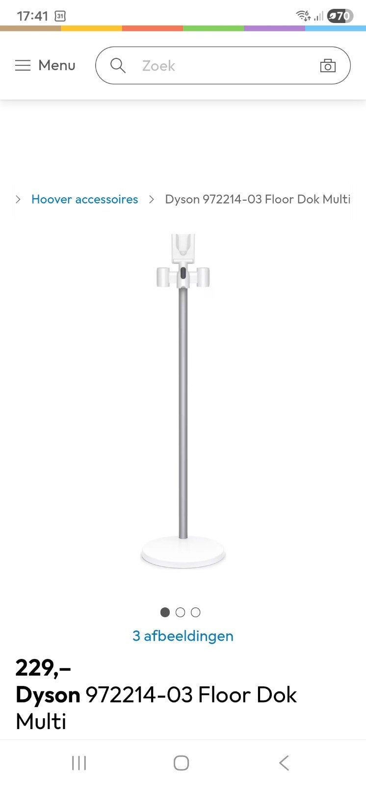 Dyson floor dok multi, Ophalen of Verzenden, Nieuw