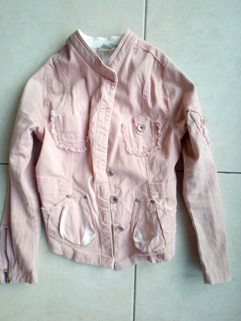 jasje kleur oud rose maat 146 voor een meisje, Ophalen of Verzenden, Zo goed als nieuw, Meisje, Jas