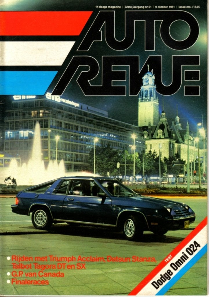 Autorevue test Dodge Omni 024 1981, Ophalen of Verzenden, Gelezen, Overige merken