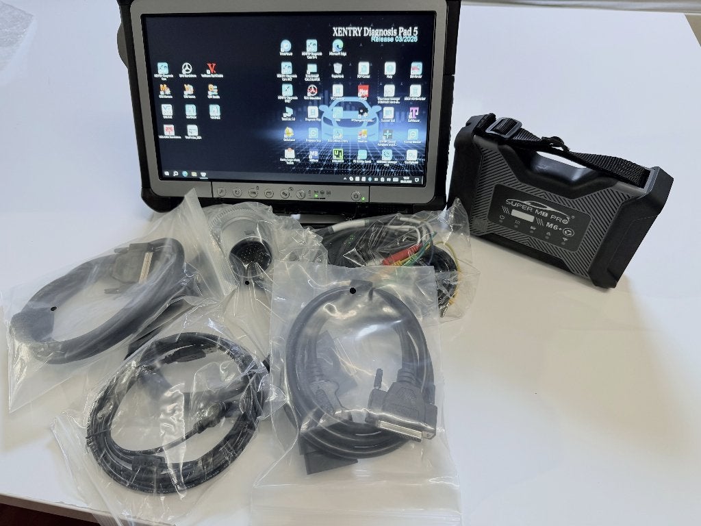 MB Star Diagnose C6 Pro WiFi Xentry 04.2026 Panasonic CF-D1, Ophalen of Verzenden