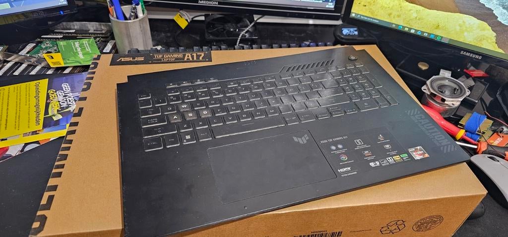 ASUS TUF Gaming A17 onderdelen, Met videokaart, Qwerty, ASUS, Ophalen of Verzenden