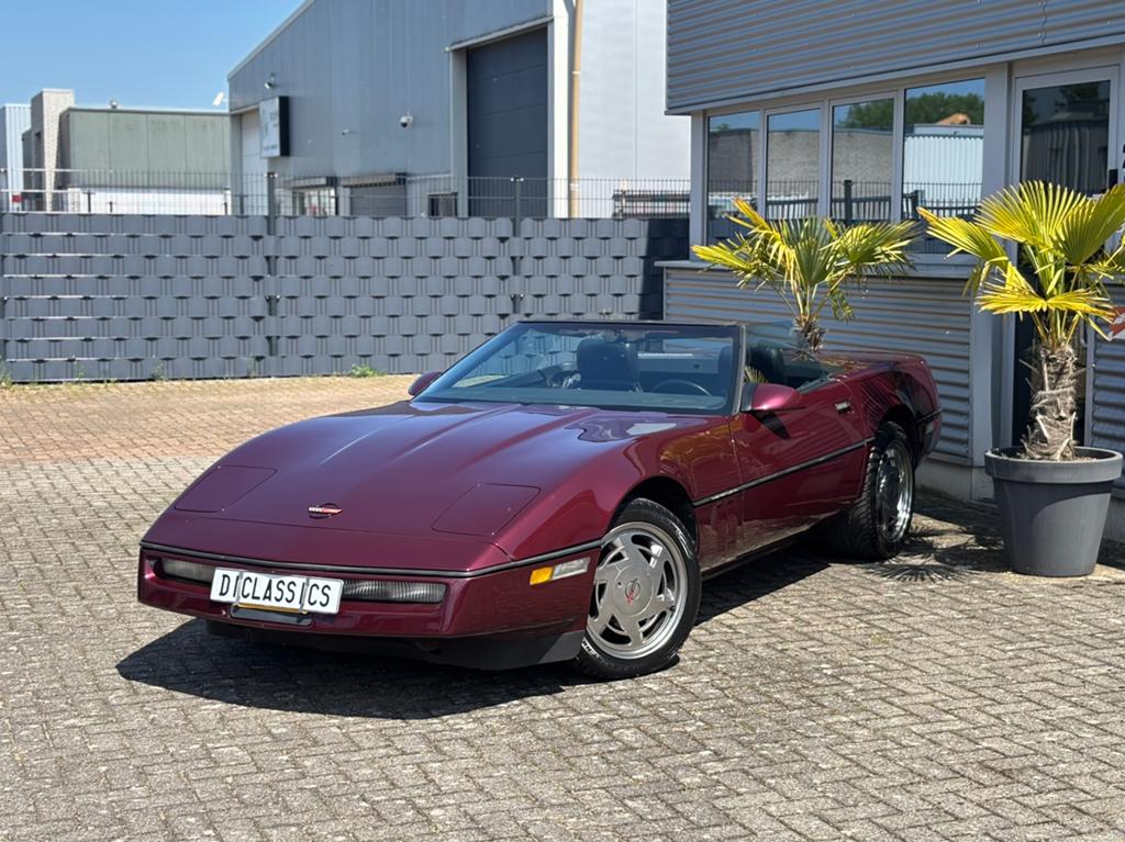 Chevrolet Corvette C4 5.7 Convertible AUT 1989!!, Auto's, Automaat, Overige kleuren, Cabriolet, Leder