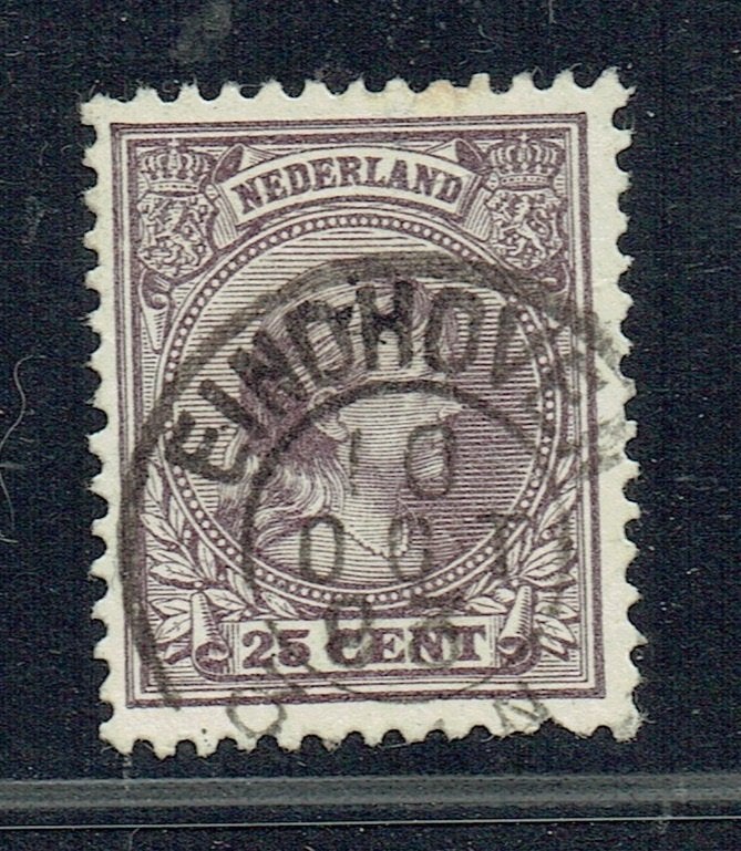 Nederland 1891 nr 42 Prinses Wilhelmina EINDHOVEN, Verzenden, Gestempeld, Koningshuis