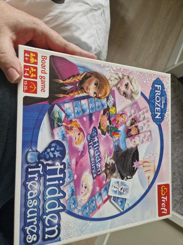 Disney Frozen Hidden Treasures Bordspel - Anna & Elsa, Ophalen of Verzenden