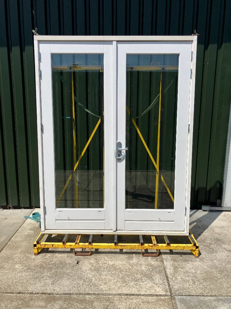 dubbele deuren, Doe-het-zelf en Verbouw, Ophalen, Gebruikt, Deurkozijn, 150 tot 225 cm