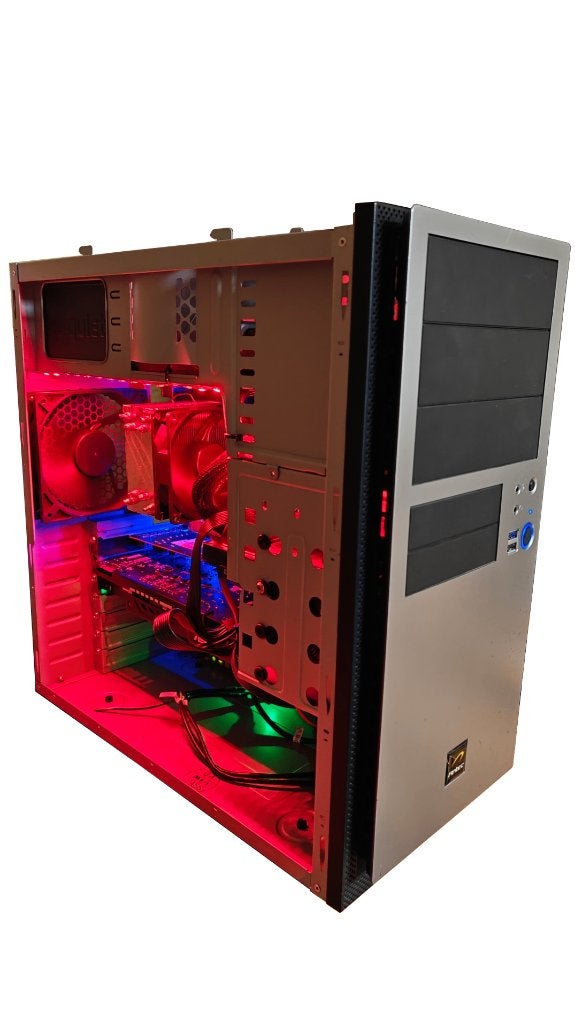Retro E-Sports PC (i7/Xeon) | Rode LED| SSD | Nvidia | Win11, Ophalen, Gebruikt, 8 GB, Custom Build