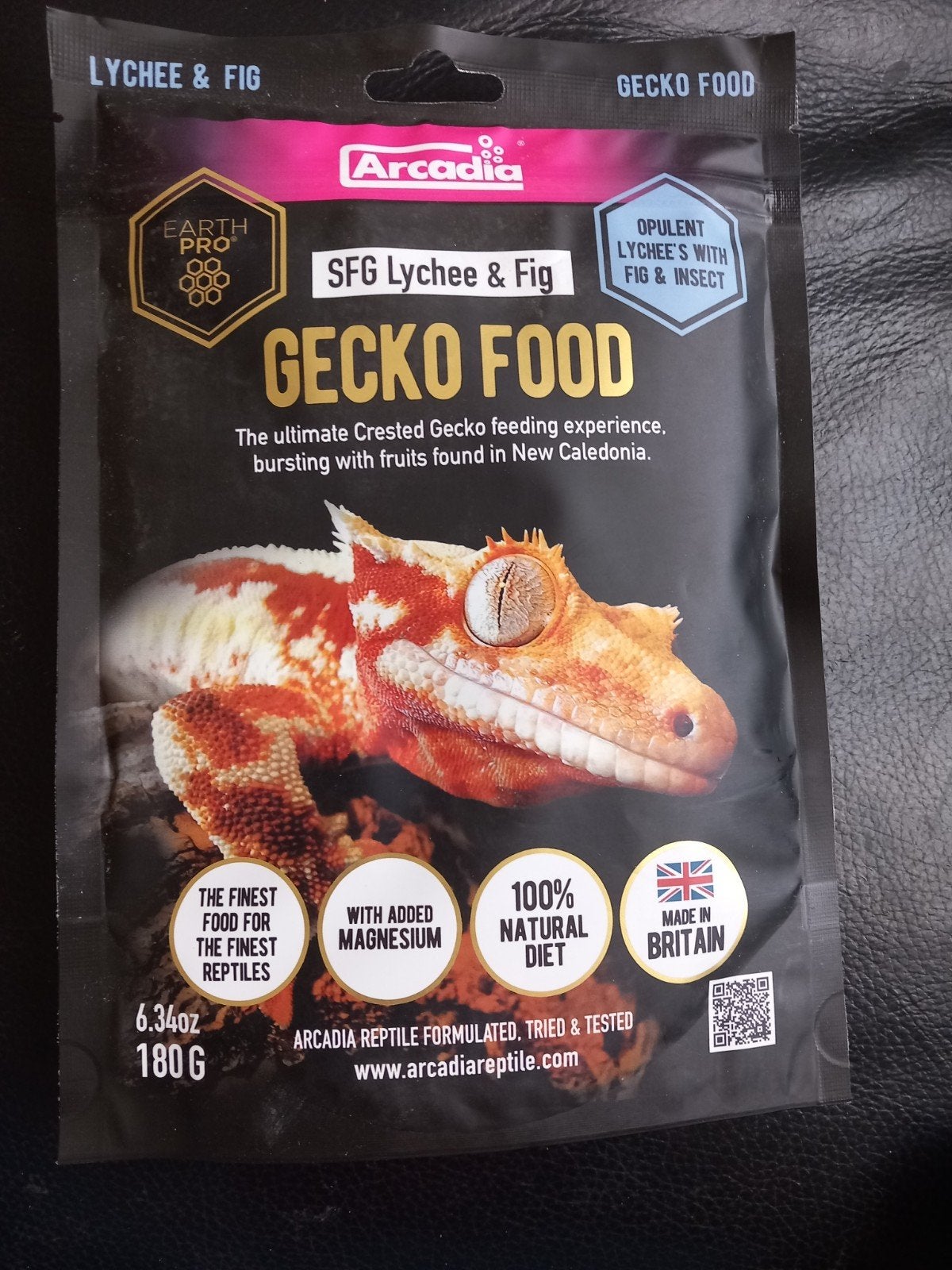 Arcadia Gekko voer zak 180 gram, Dieren en Toebehoren, Ophalen of Verzenden, Nieuw