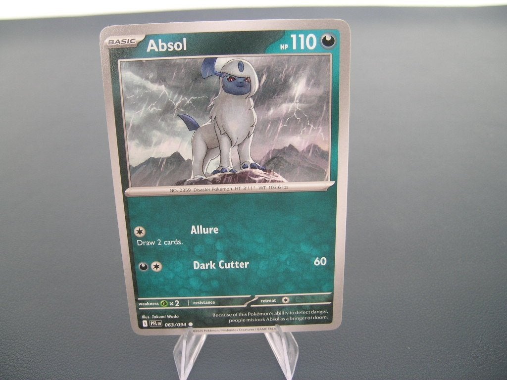 Absol 063/094, Ophalen of Verzenden, Zo goed als nieuw, Losse kaart
