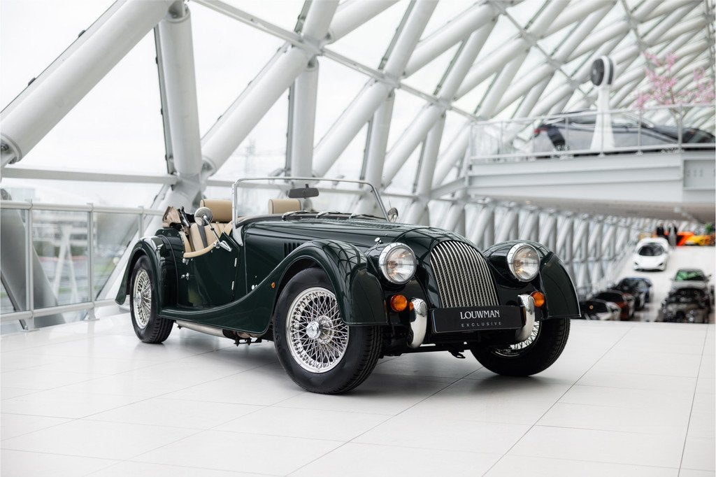 Morgan 4/4 1.6i | Bagagerek | Brooklands Green | (bj 2015), Auto's, Achterwielaandrijving, Gebruikt, 4 cilinders, Cabriolet
