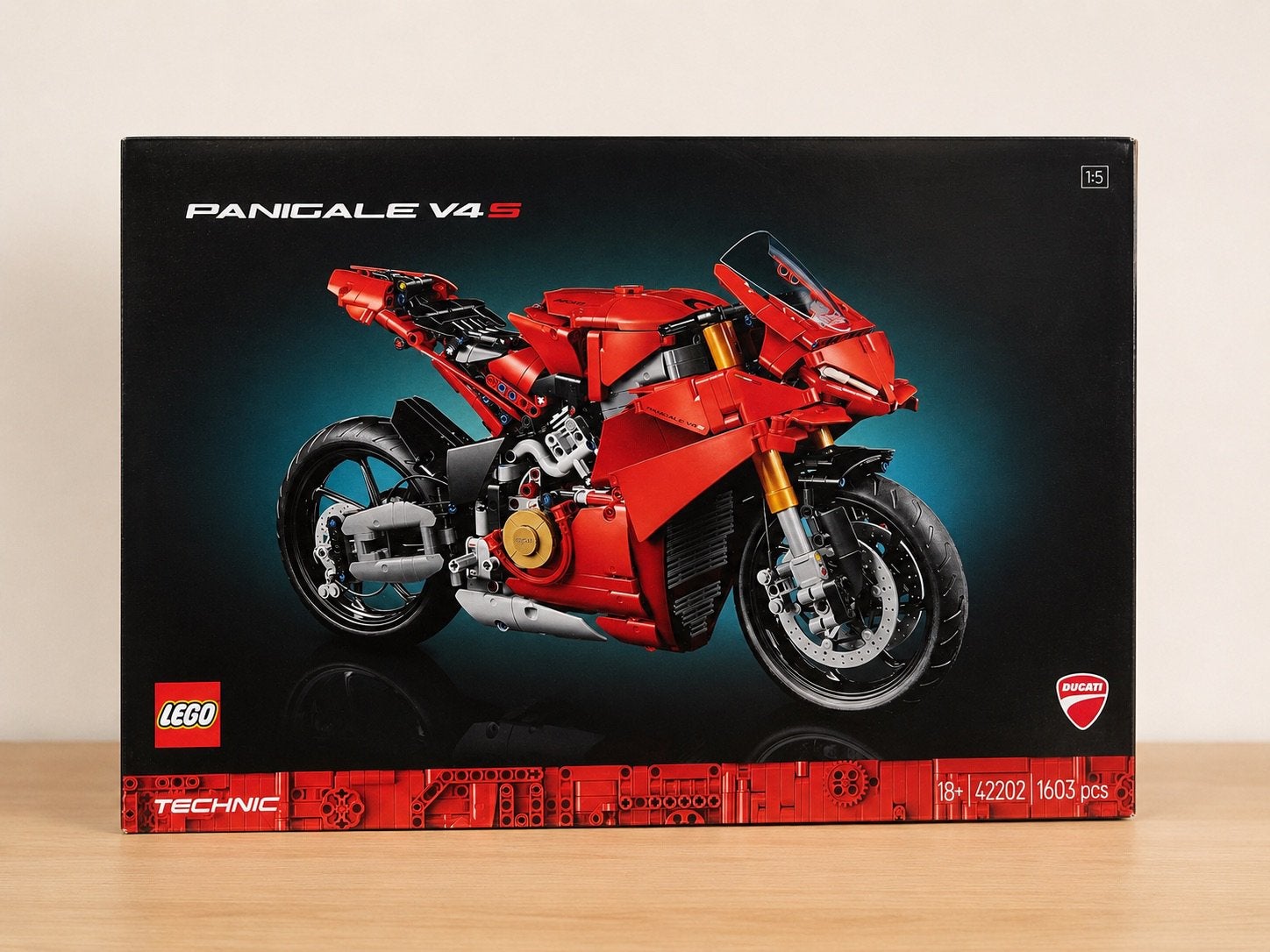LEGO 42202 Ducati Panigale V4 S motor – Nieuw & Ongeopend, Lego, Nieuw, Ophalen of Verzenden, Technic