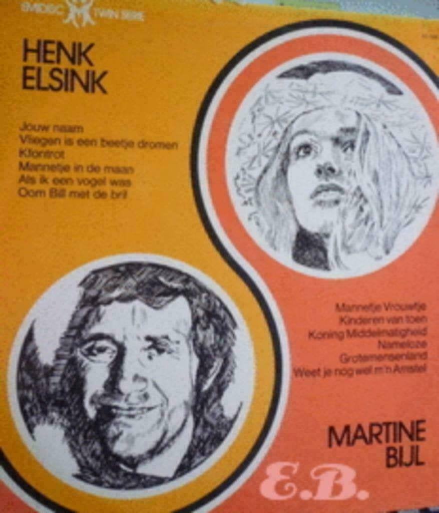 Martine Bijl/Henk Elsink, Cabaret of Kleinkunst, Ophalen of Verzenden, Zo goed als nieuw, 12 inch