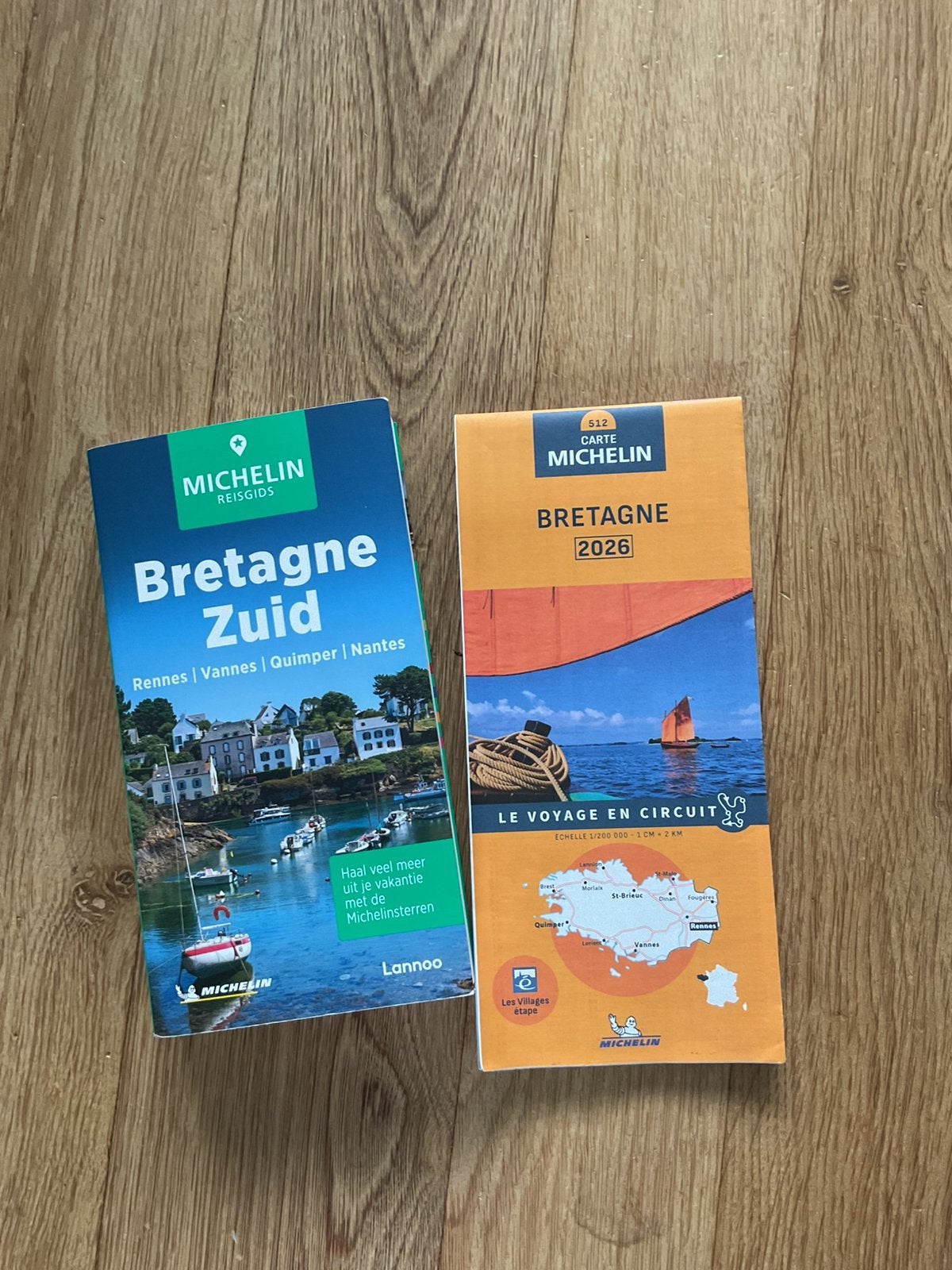 Bretagne Zuid gids (2025) en Michelin kaart, Boeken, Michelin, Fiets- of Wandelgids, Europa, Ophalen of Verzenden