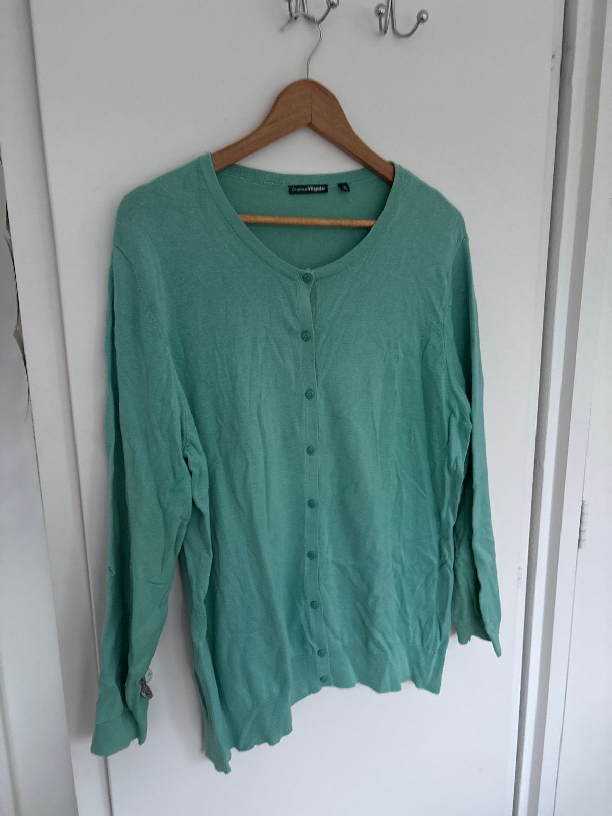 Charles Vögele vest XL, Ophalen of Verzenden, Gedragen, Maat 46/48 (XL) of groter, Groen