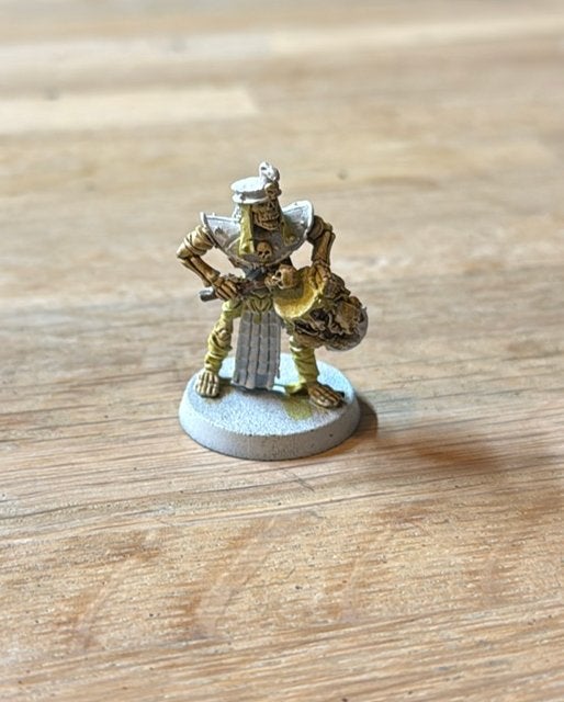 Warhammer Tomb Kings Skeleton Musician (metal), Hobby en Vrije tijd, Ophalen of Verzenden, Zo goed als nieuw, Warhammer