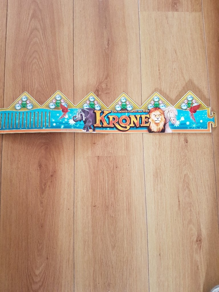Circus Krone kroon/decoratie - ca. 50 cm, Ophalen of Verzenden, Zo goed als nieuw