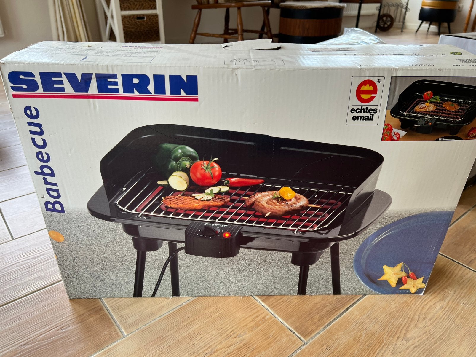 Elektronisch bbq / barbecue Severin nieuw in doos., Ophalen, Zo goed als nieuw
