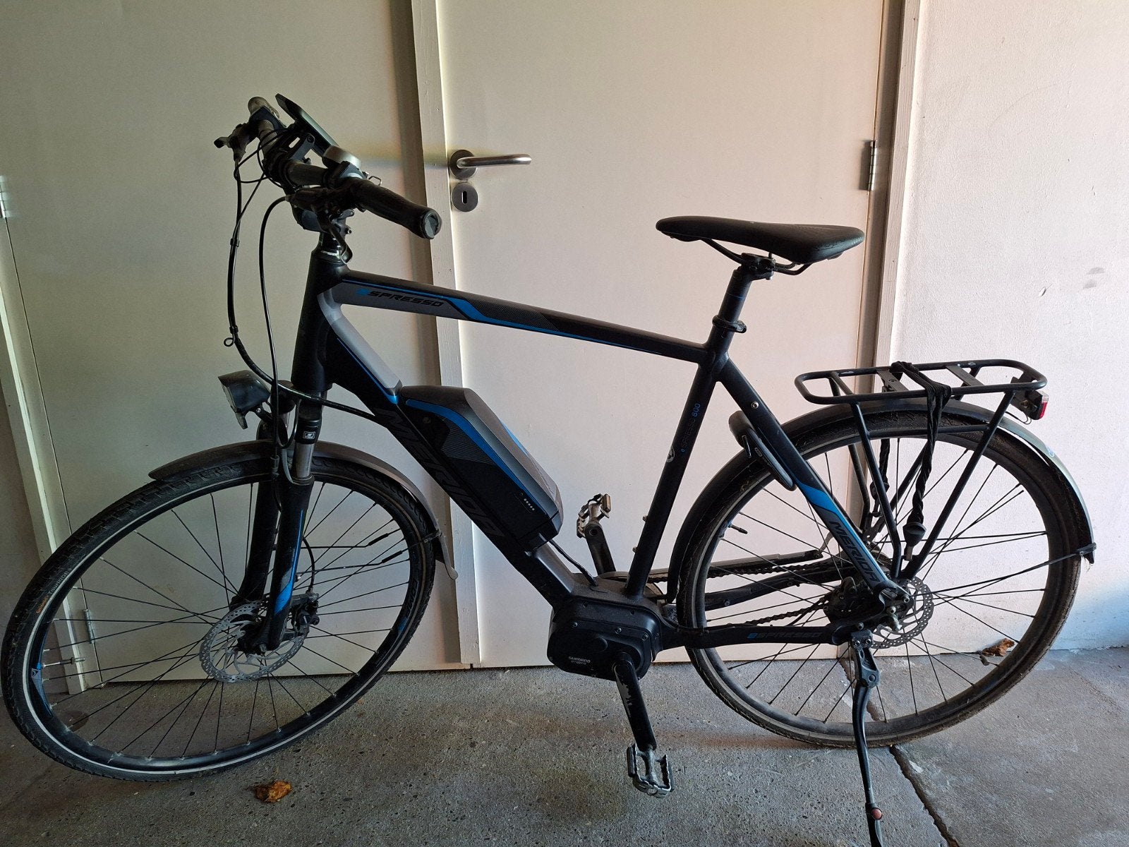 Sportieve electrische fiets, Gebruikt, Vering, 61 tot 65 cm, Schijfrem