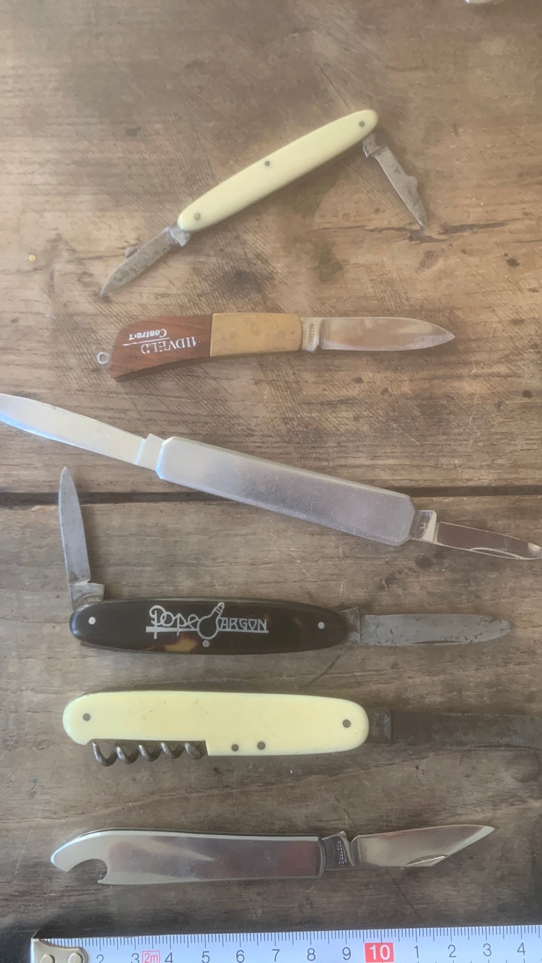 Kleine vintage zakmesjes te koop, Ophalen of Verzenden, Gebruikt