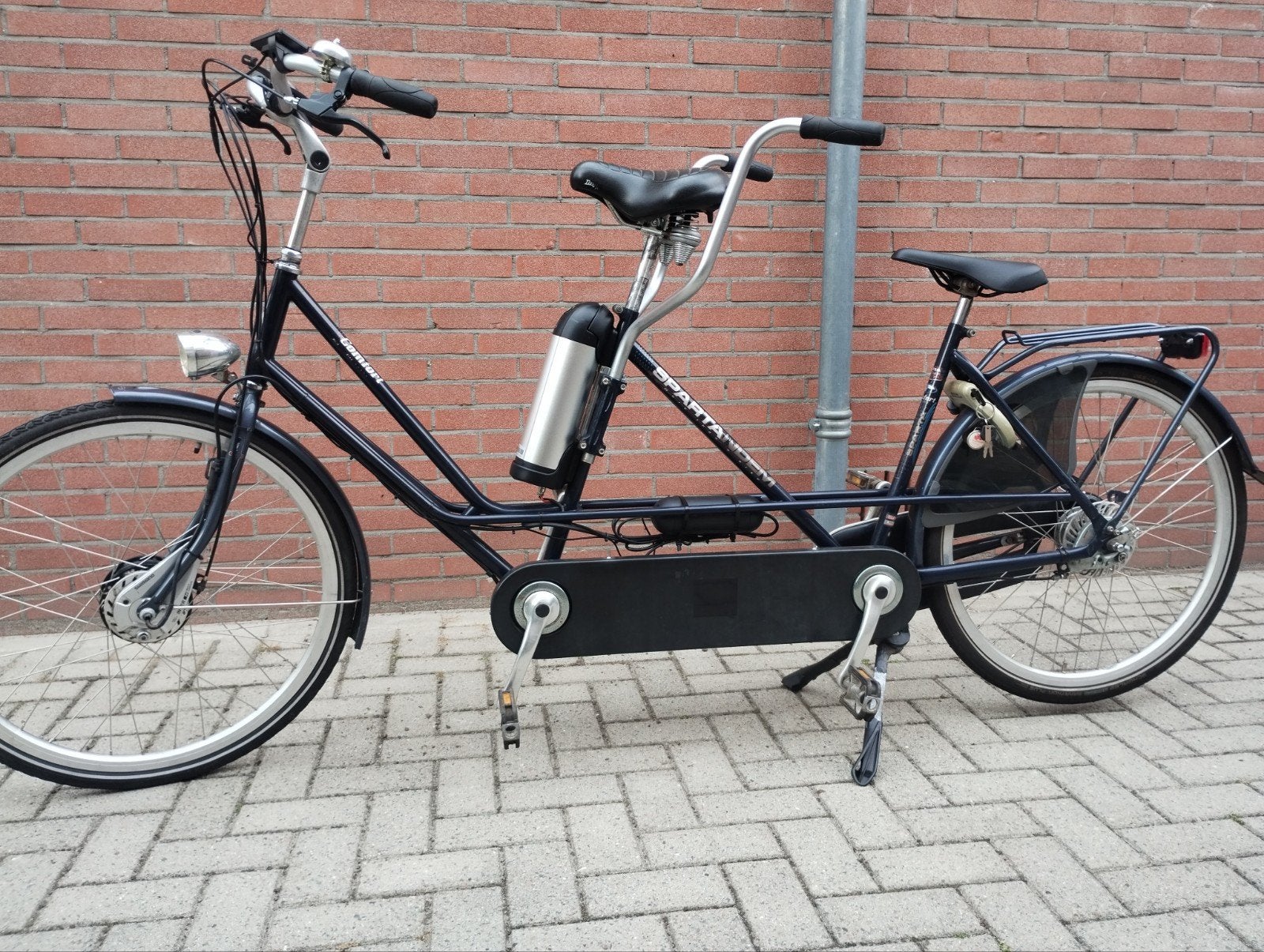 Sparta elektrische tandem, Fietsen en Brommers, Fietsen | Tandems, Minder dan 10 versnellingen, Sparta, Zo goed als nieuw, 51 tot 55 cm