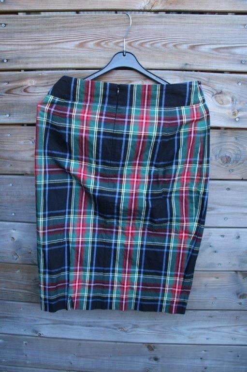 Rok groen/ rood/ blauw ruit Far Hills mt 38 ( Purdey) Vaste, Maat 38/40 (M), Blauw, Far Hills, Ophalen of Verzenden