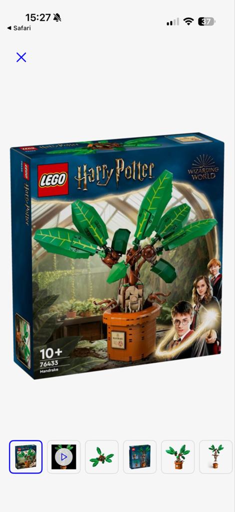 LEGO Harry Potter Mandragora 76433 - Compleet (zonder doos), Lego, Harry Potter, Ophalen of Verzenden, Zo goed als nieuw
