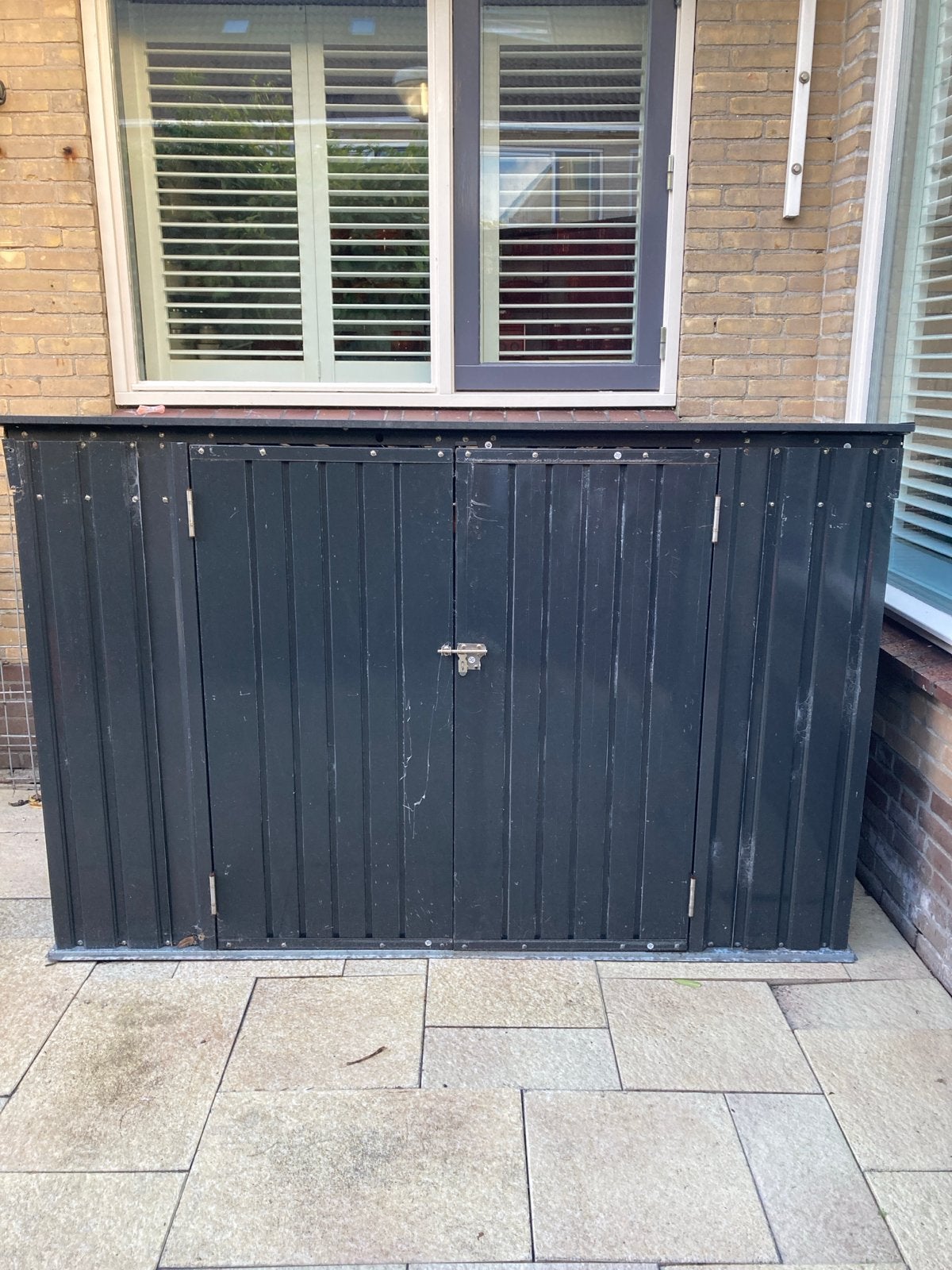 Juskys Containerberging voor 3 kliko's, Ophalen of Verzenden, Gebruikt, Metaal, Containerberging
