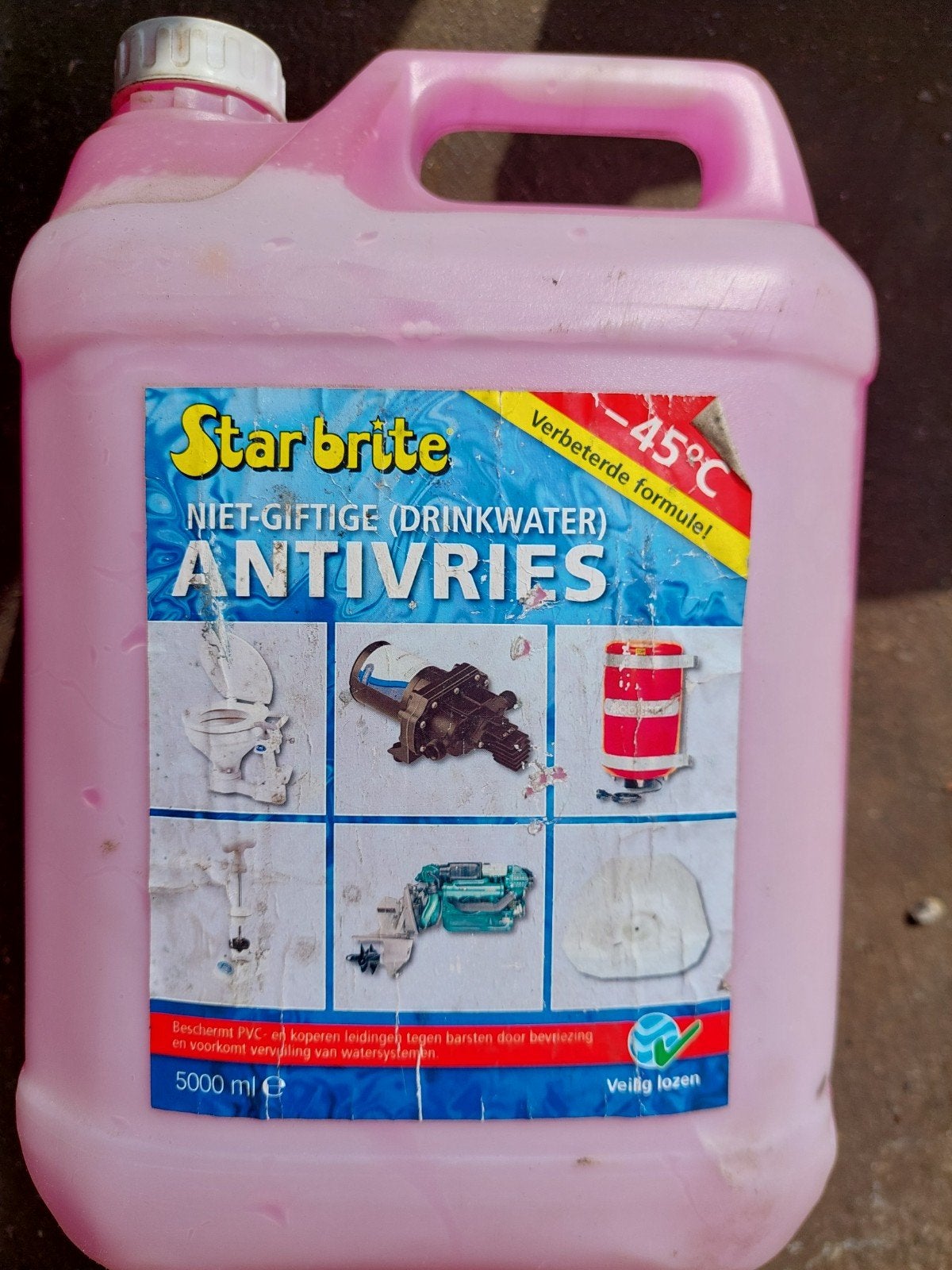 Starbrite Niet-Giftige Antivries 5 Liter -45C, Watersport en Boten, Ophalen of Verzenden