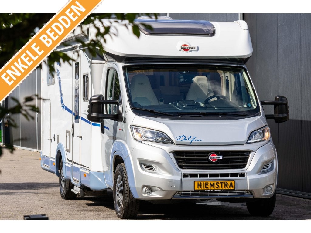 Bürstner Delfin T726G 2020 Enkele bedden Luxe, Koelkast, Ringverwarming, Fiat, Bedrijf