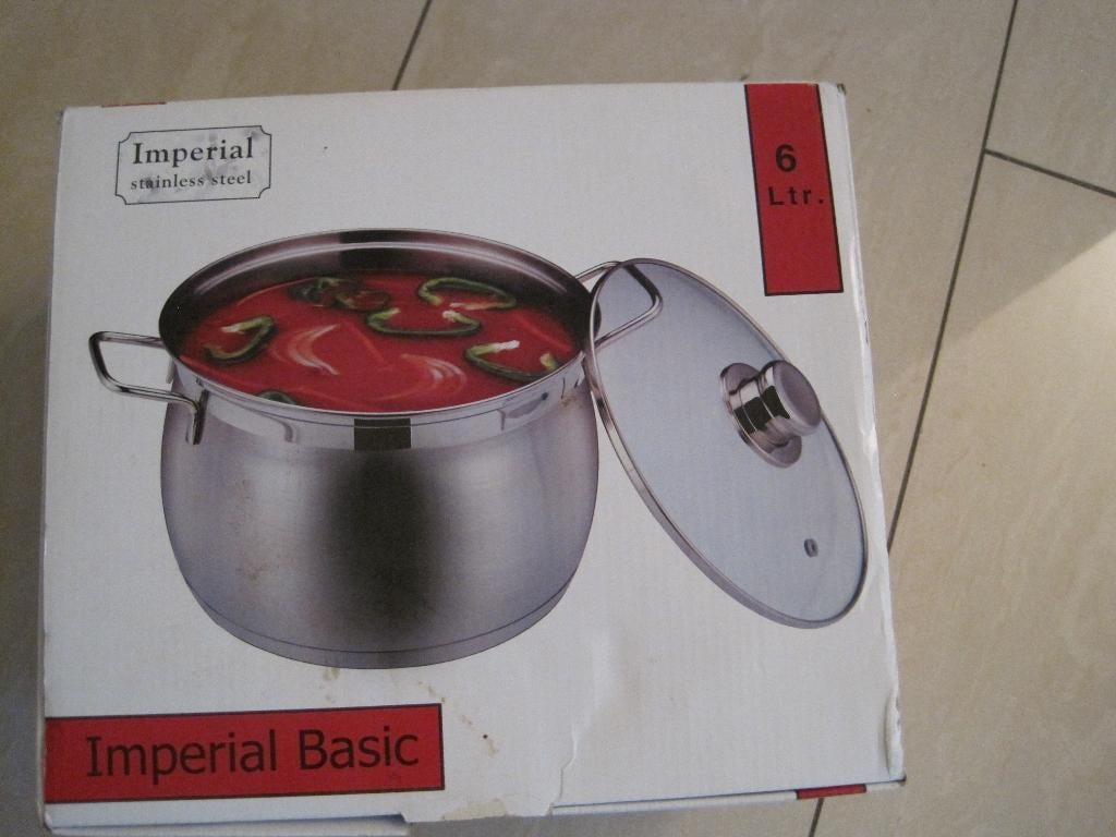 Nieuw: aluminium soeppan ? H= 18 cm, Ophalen, Nieuw, Gietijzer