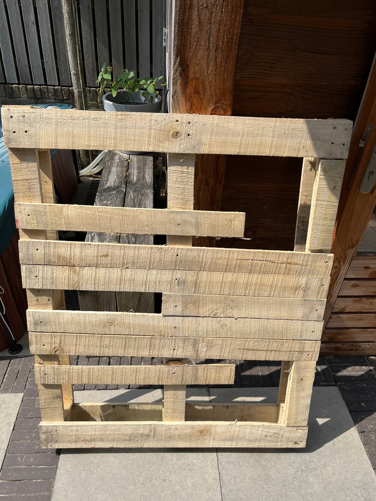 Houten pallet gratis op te halen, Ophalen, Gebruikt, 50 mm of meer, Minder dan 200 cm