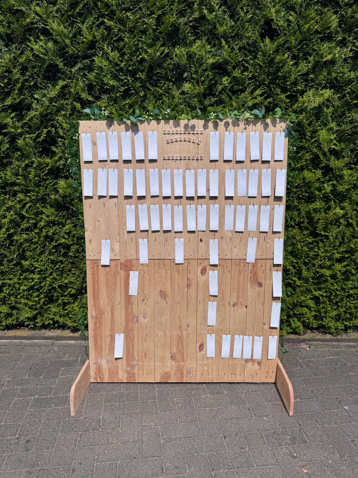 Photobooth wand van pallets bruiloft trouwen huwelijk, Ophalen, Zo goed als nieuw, Versiering, Carnaval