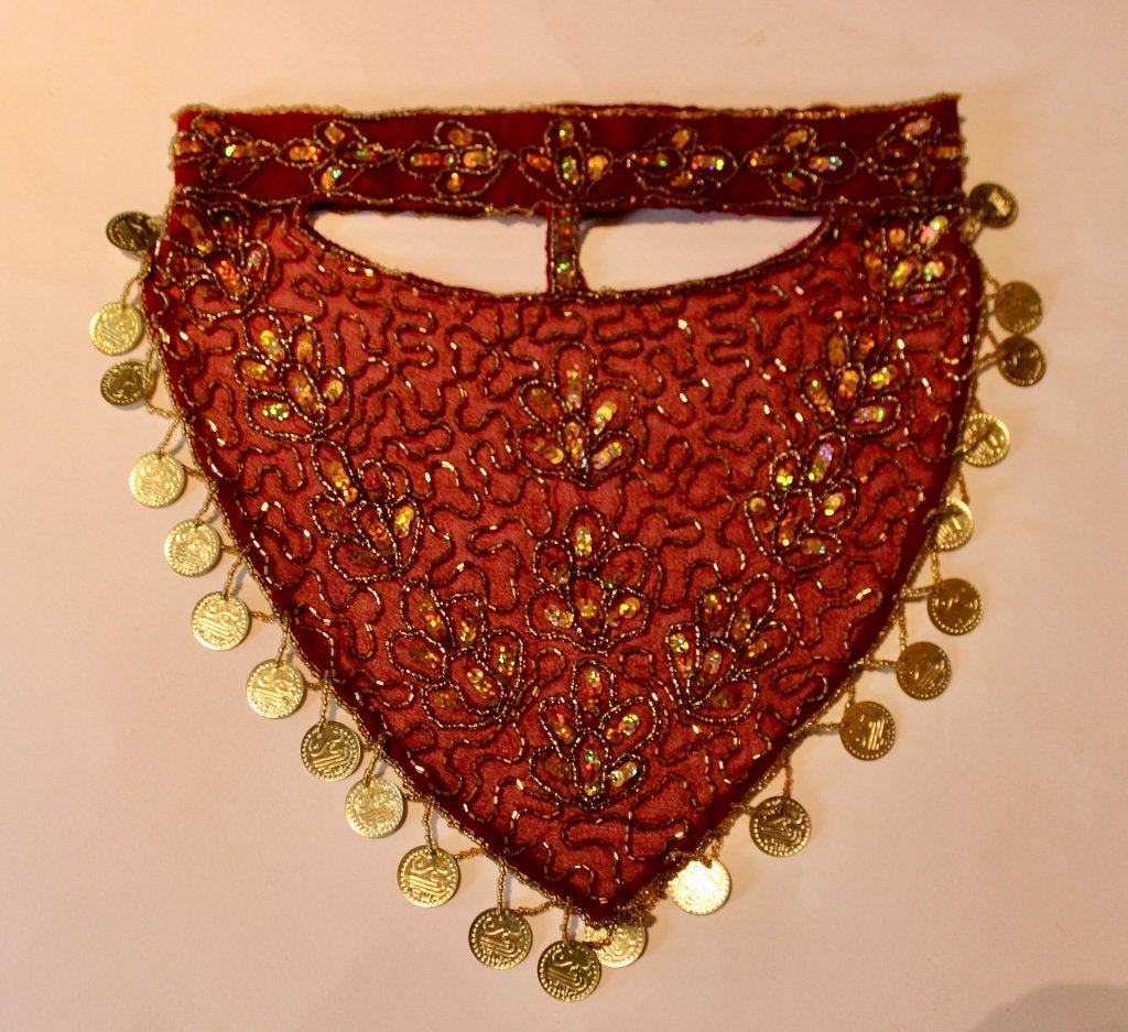 Haremsluier niqab gezichtssluier 1001 nacht buikdanskostuum, Ophalen of Verzenden, Nieuw, Bovenkleding