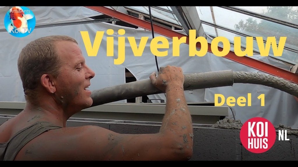 vijver bouw video, Tuin en Terras, Ophalen of Verzenden
