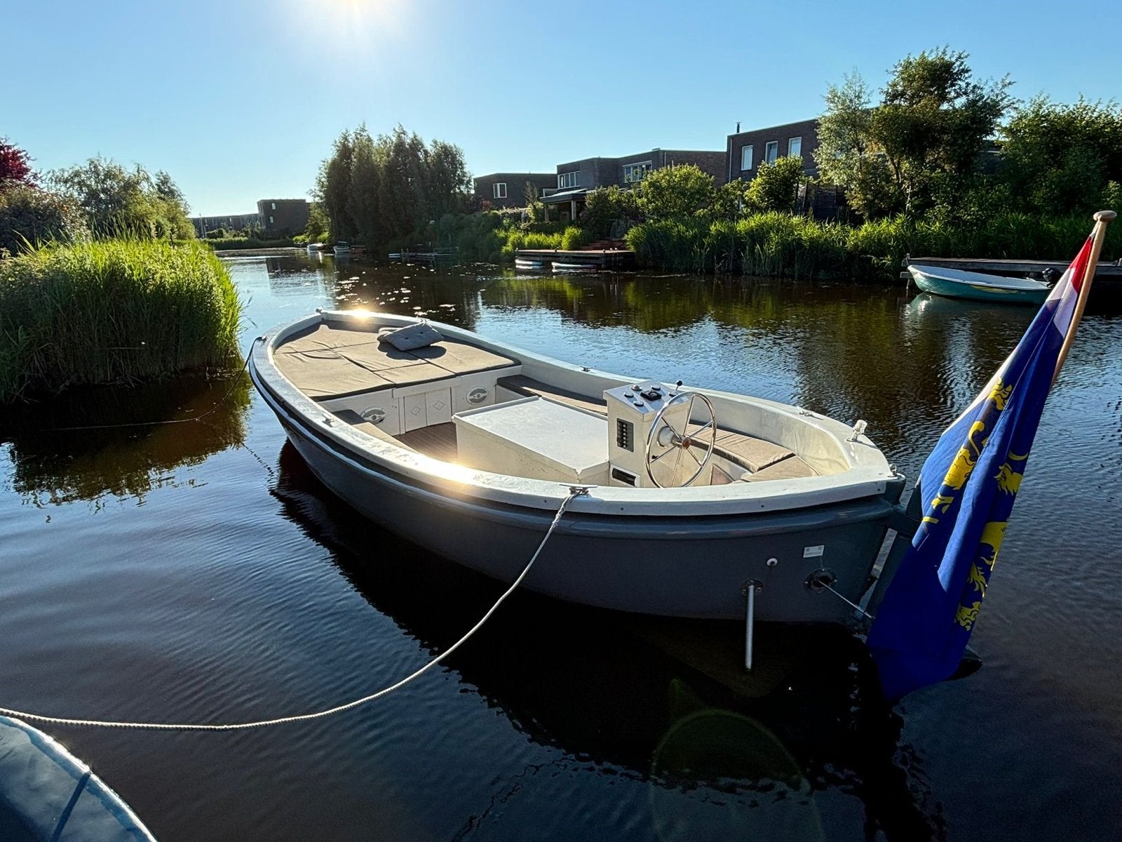 Harding reddingssloep 8,5 meter, 55 PK Mercedes, Boegschroef, Watersport en Boten, Sloepen, Ophalen, Gebruikt, Boegschroef, Harding