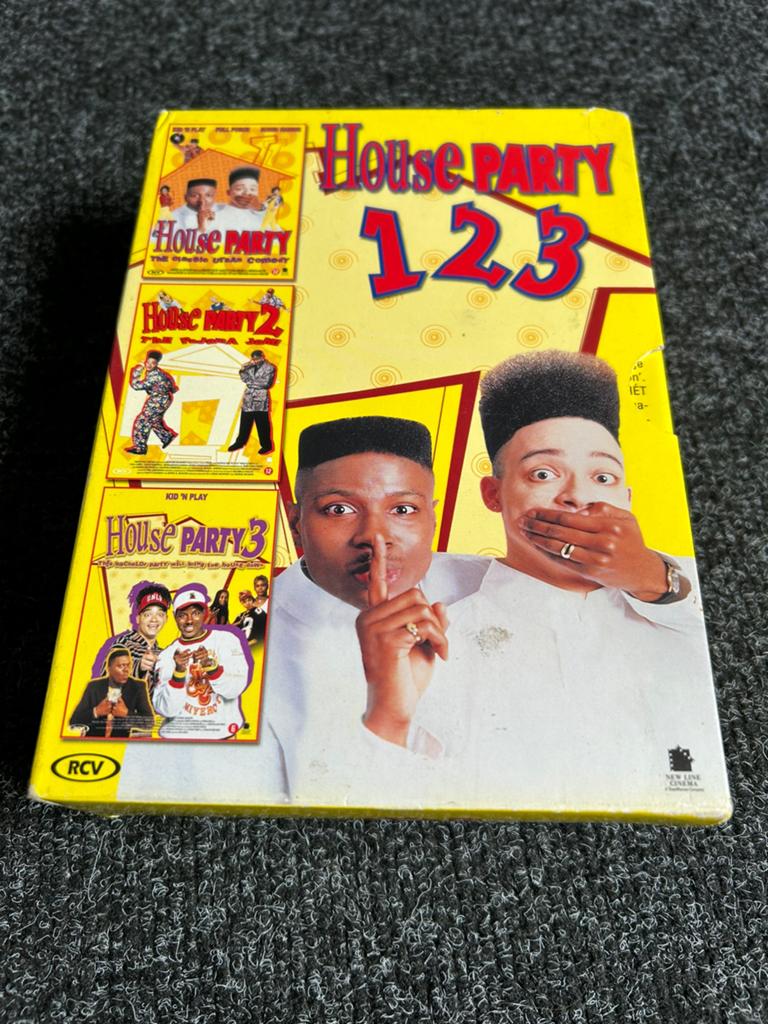 House party 1,2,3 dvd box, Vanaf 16 jaar, Ophalen of Verzenden, Gebruikt, Actiekomedie