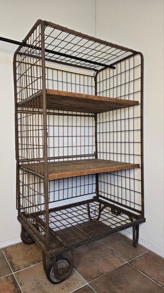 Originele industriële bakkerskast - 64x85x159cm dxbxh, Ophalen, Gebruikt