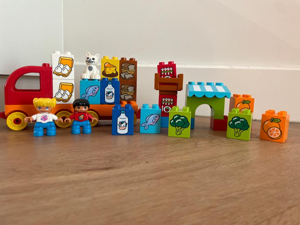 LEGO Duplo Mijn Eerste Vrachtauto 10818, Ophalen of Verzenden, Zo goed als nieuw, Overige merken