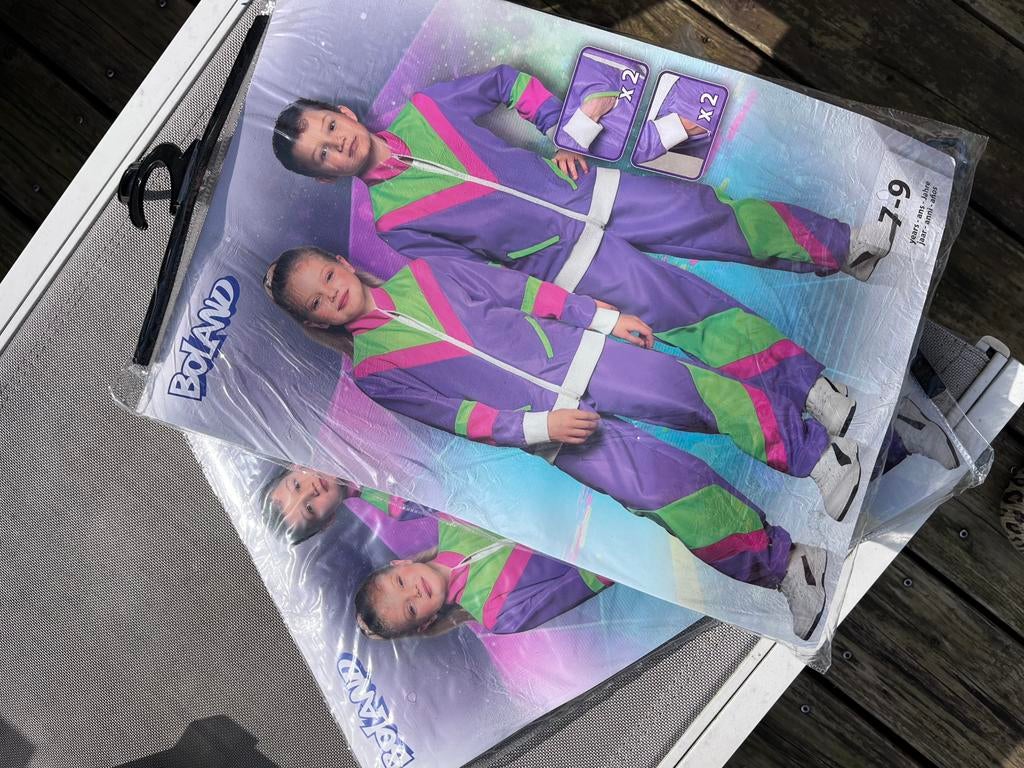 Trainingspak 90s fluoriserend: foute party carnaval NIEUW, Ophalen of Verzenden, Nieuw, Carnaval, Kleding
