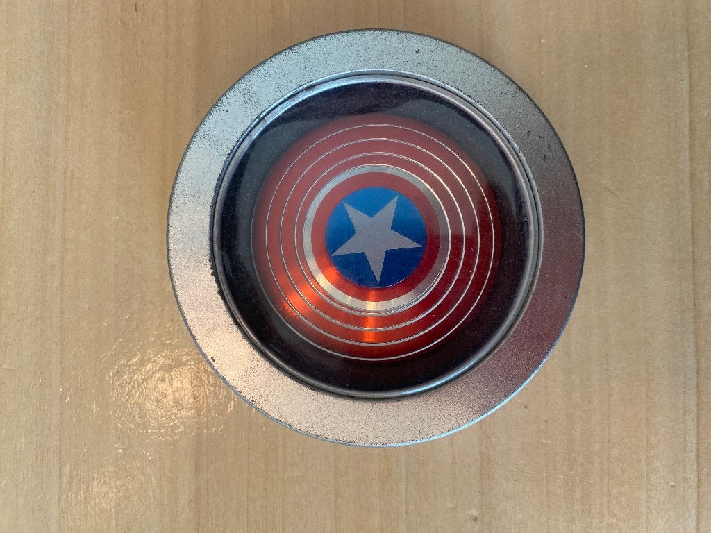 Fidget spinner special edition from steel red-blue-silver, Ophalen of Verzenden, Nieuw