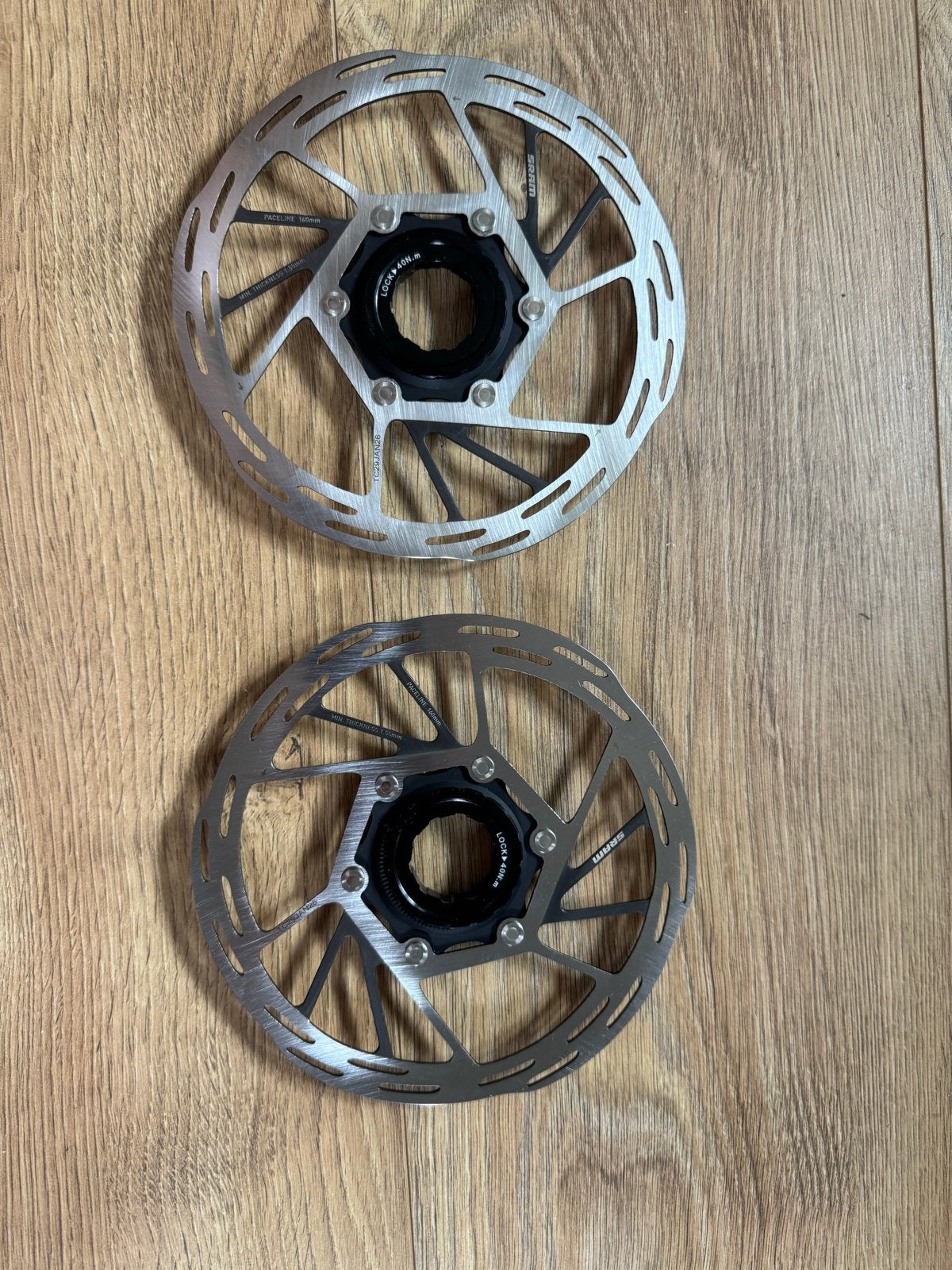 SRAM Force E1 Paceline remschijven 160mm, Fietsen en Brommers, Fietsonderdelen, Remmen, Staal, Ophalen of Verzenden, Zo goed als nieuw
