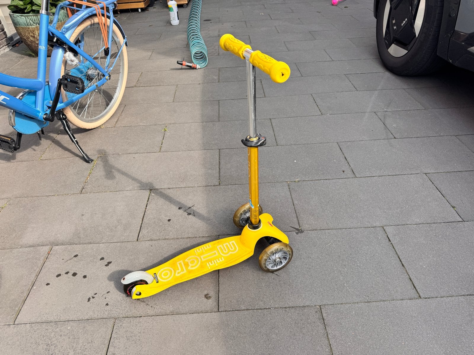 Micro Mini Step Geel - Perfect voor jonge kinderen, Ophalen of Verzenden, Gebruikt, Gewone step