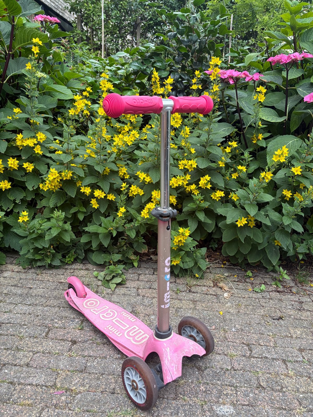 Roze Micro Mini Step, Fietsen en Brommers, Steps, Ophalen, Gebruikt, Gewone step