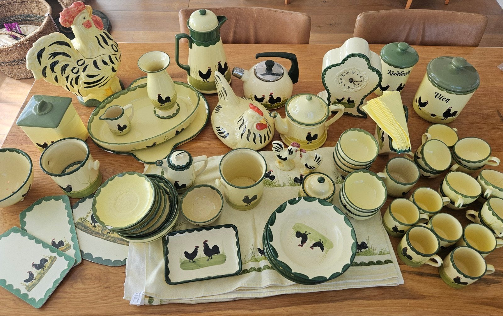 Zeller Servies: Kleed, Theepot, Kopjes, Mokken, Kommetjes, Ophalen, Porselein, Overige stijlen, Kop(pen) en/of Schotel(s)