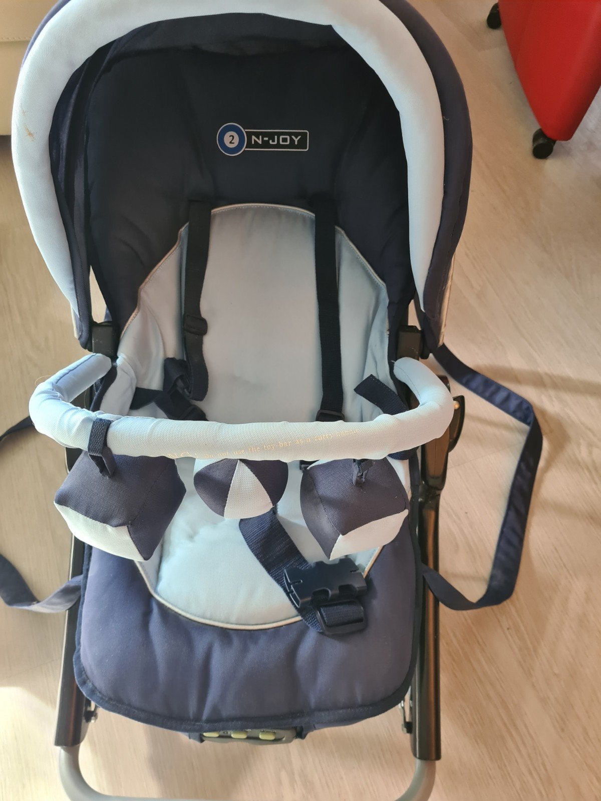 Baby wipstoeltje, Ophalen, Zo goed als nieuw, Met gordel(s) of riempje(s)