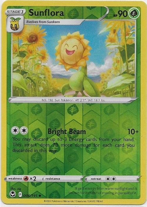 Silver Tempest,  Sunflora [reverse] 6/195, Verzenden, Nieuw, Losse kaart