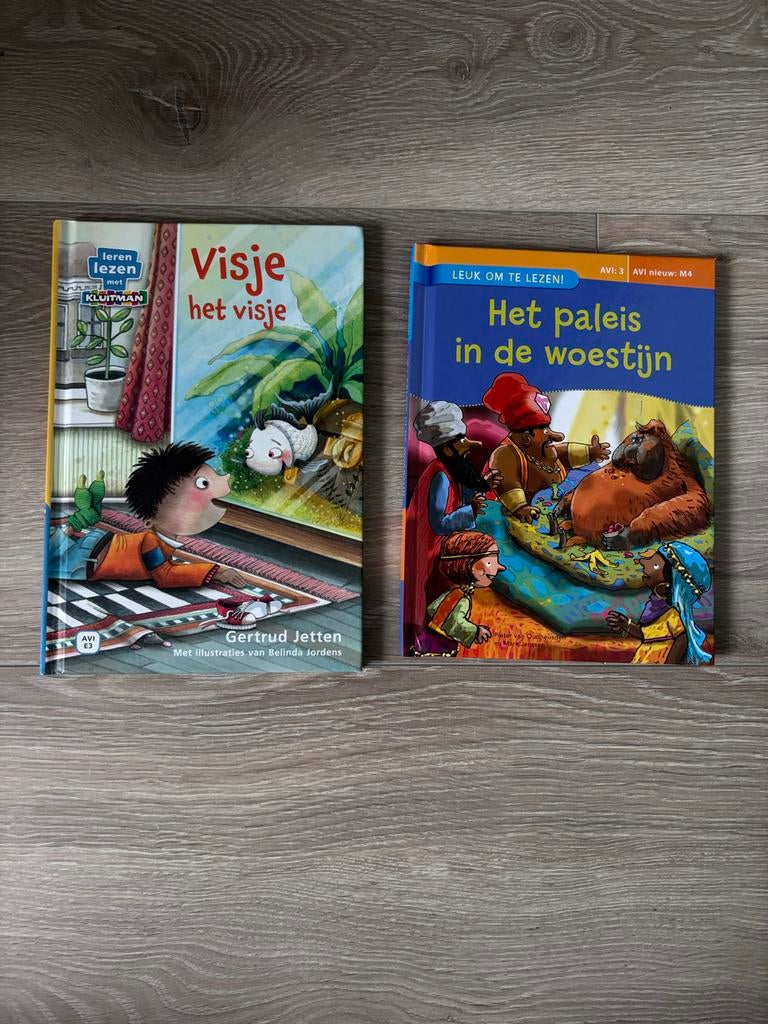 2 kinderboeken: Visje het visje & Het paleis in de woestijn, Ophalen of Verzenden, Gelezen, Fictie algemeen