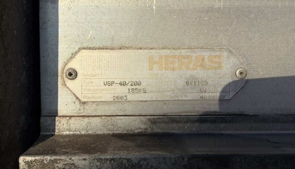 Heras VSP-40/200 (vrijdragende schuifpoort) | handbediend, Ophalen, Met poort, Gebruikt, Overige typen