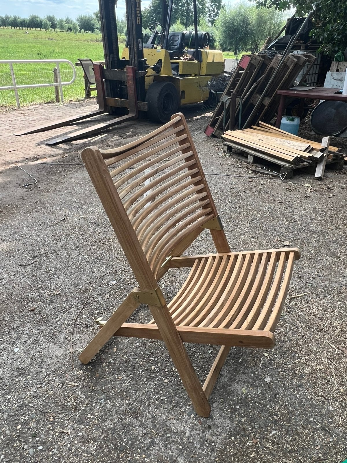 Pols Potten tuinstoelen, Tuin en Terras, Tuinstoelen, Ophalen of Verzenden, Zo goed als nieuw, Teakhout, Inklapbaar